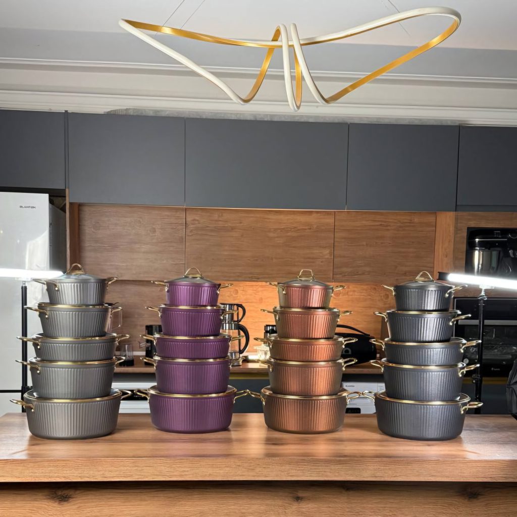 سرویس قابلمه برند KZP مقاوم و نچسب