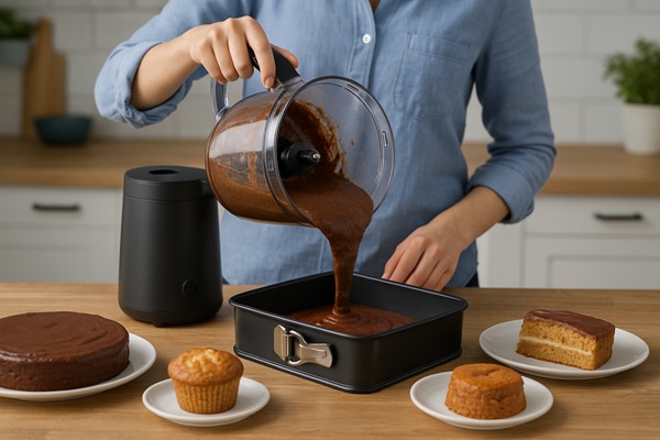 طرز تهیه کیک با خردکن